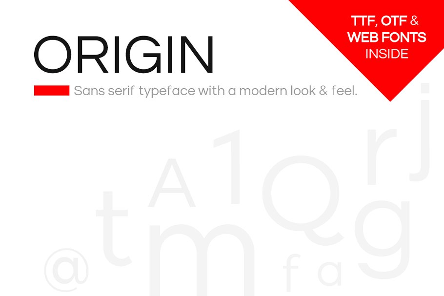 Example font Origin #2